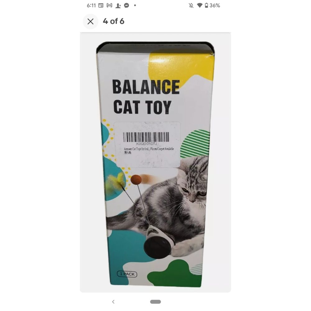 NEW Balance Tumbler Swing Feather Toys for Cats